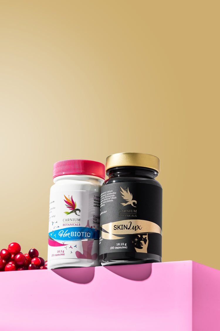 Balíček Zdravá koža zvnútra von: 1x Skin Lux + 1x Her Biotic -10%