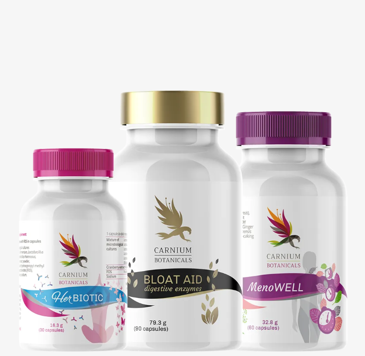 1x Her Biotic + 1x Bloat Aid  + 1x MenoWELL -25%