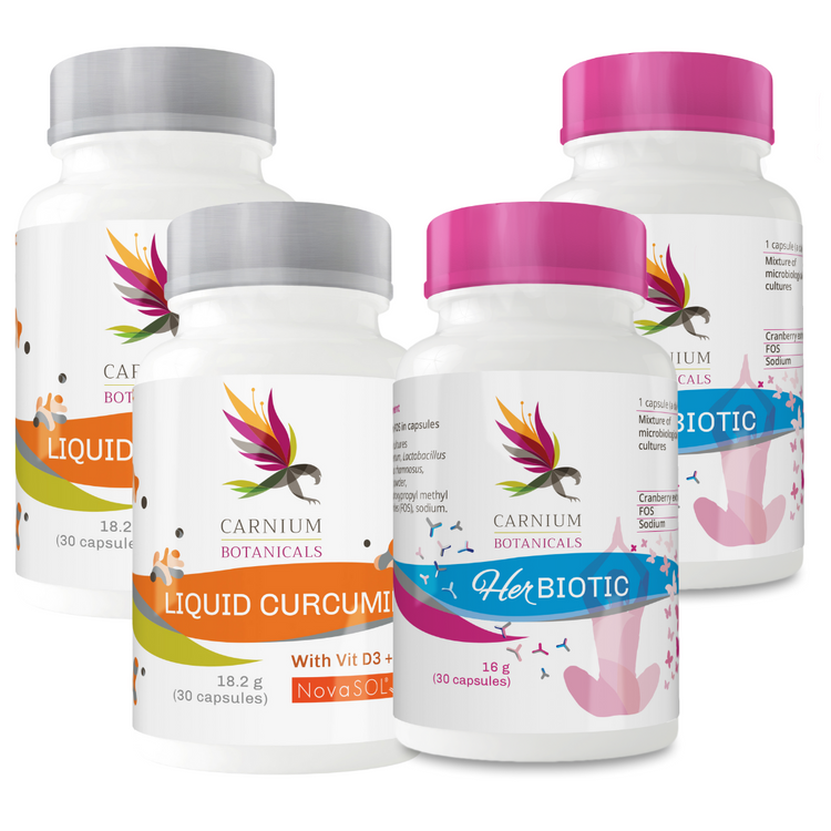 2x Her Biotic + 2x Liquid Curcumin -20%